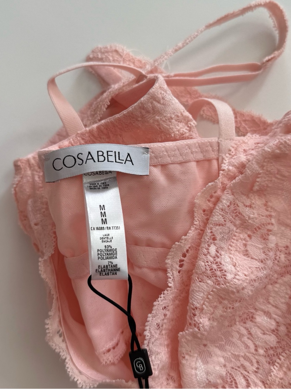 Cosabella Never Say Never Beauty Sweetie Bralette M Medium or S Small NWT - Picture 3 of 8